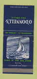 Matchbook Cover - O'donnell's Sea Grill Washington DC Bethesda MD #2 30 Strike