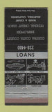 Matchbook Cover - Contra Costa Employees Credit Union Martinez CA 30 Strike