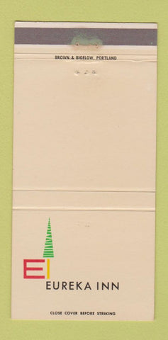 Matchbook Cover - Eureka Inn CA 30 Strike