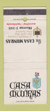 Matchbook Cover - Casa Munras Monterey CA 30 Strike