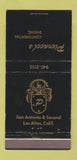 Matchbook Cover - Pieracci's Restaurant Los Altos CA 30 Strike