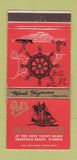 Matchbook Cover - Pal's Captain's Table Deerfield Beach FL WEAR 30 Strike