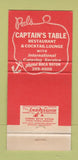 Matchbook Cover - Pal's Captain's Table Deerfield Beach FL WEAR 30 Strike
