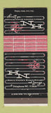 Matchbook Cover - Henry Neyle's Steak House  North Miami Beach FL WORN 30 Strike
