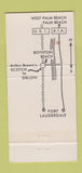 Matchbook Cover - Arthur Brown's Scotch n Sirloin Boynton Beach FL 30 Strike