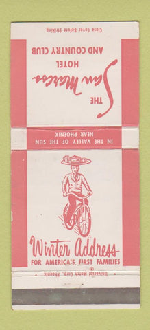 Matchbook Cover - San Marcos Hotel Country Club Phoenix AZ 30 Strike