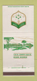 Matchbook Cover - North Shore Country Club Mequon WI 30 Strike