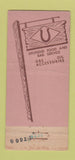 Matchbook Cover - Diamond Horseshoe Laramie WY  30 Stick