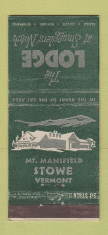Matchbook Cover - Mount Mansfield Stowe VT WEAR 30 Stick