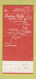 Matchbook Cover - Indian Wells Country Club CA  30 Strike