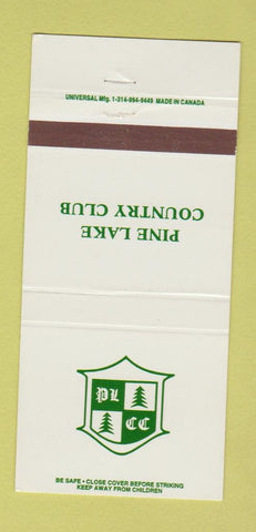 Matchbook Cover - Pine Lake Country Club NC 30 Strike