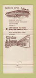 Matchbook Cover - El Rancho Lodge Rock Springs WY 30 Strike