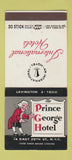 Matchbook Cover - Prince George Hotel New York City 30 Stick