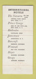 Matchbook Cover - Prince George Hotel New York City 30 Stick