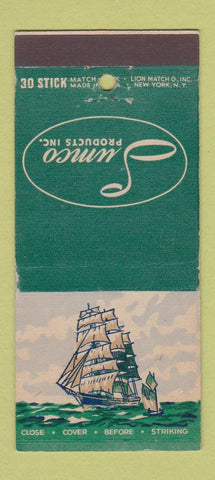 Matchbook Cover - Sumco Products Brooklyn NY  30 Stick