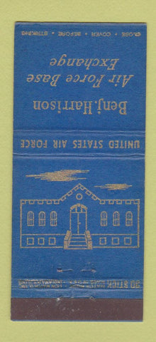 Matchbook Cover - Benjamin Harrison Air Force Base Exchange 30 Stick