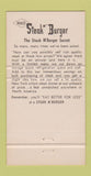Matchbook Cover - Winco Steak Burger Buffalo NY Detroit MI 30 Strike