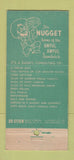 Matchbook Cover - Nugget Casino Reno NV 30 Stick