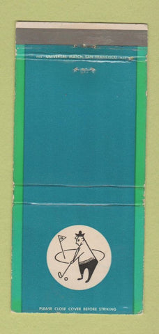 Matchbook Cover - Mark Thomas Inn Golf Monterey CA 30 Strike