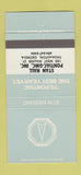 Matchbook Cover - 1978 Pontiac GMC Thomaston GA Dresden Blue 30 Strike