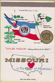 Matchbook Cover - State of Missouri Tourism 40 Strike