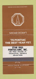 Matchbook Cover - 1978 Pontiac GMC Thomaston GA Laredo Brown 30 Strike