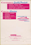 Matchbook Cover - Cavco Custom Homes Federick MD 40 Strike