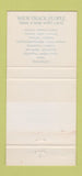 Matchbook Cover - Mazzei Pontiac Cadillac Antioch CA Porcelain Blue 30 Strike