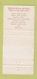 Matchbook Cover - Mazzei Pontiac Cadillac Antioch CA Florentine Red 30 Strike