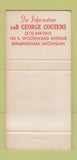 Matchbook Cover - Lighthouse Yacht Sales Birmingham MI 30 Strike