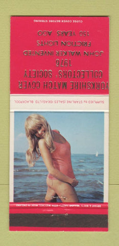 Matchbook Cover - Yorkshire Match Club UK England pinup 30 Strike