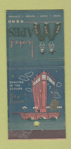 Matchbook Cover - Hotel Mapes Reno NV 30 Stick
