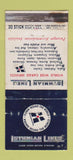 Matchbook Cover - Isthmian Lines Shipping WORN 30 Stick