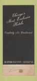 Matchbook Cover - Ambassador Hotel Chicago IL 30 Stick