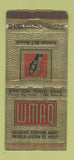 Matchbook Cover - WMAQ Radio Chicago IL WORN 30 Stick