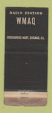 Matchbook Cover - WMAQ Radio Chicago IL WORN 30 Stick