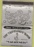 Matchbook Cover - Travelogue Room New Haven CT? WORN 40 Strike