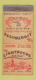 Matchbook Cover - Lighthouse Restaurant Miami Beach FL WORN 30 Stick