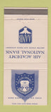 Matchbook Cover - Air Academy National Bank Colorado Springs 30 Strike