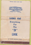 Matchbook Cover - Richards North Wallinford CT WORN 40 Strike