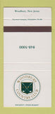 Matchbook Cover - Woodbury Country Club NJ 30 Strike