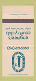 Matchbook Cover - Engineers Country Club Roslyn Harbor NY 30 Strike