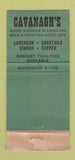 Matchbook Cover - Cavanaugh's New York City WORN 30 Stick