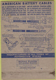 Matchbook Cover - American Battery Cable Pittsburgh PA 40 Strike