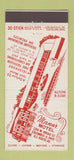Matchbook Cover - Manor Motel Columbus OH 30 Stick