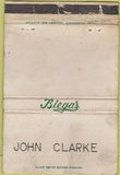 Matchbook Cover - Biega's Funeral Home Middletown CT POOR 40 Strike