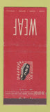 Matchbook Cover - WEAF Radio NBC 30 Stick