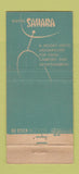 Matchbook Cover - Hotel Sahara Casino Las Vegas NV #2 30 Strike