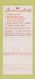 Matchbook Cover - Stockmen's Hotel Elko NV WORN 30 Stick