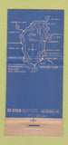 Matchbook Cover - Nevada Club Casino State Line Lake Tahoe NV 30 Stick